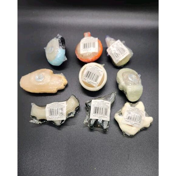 Vintage Lot Of 9 Ganz Halloween Candles Skull Witch Pumpkin Cat Bat... Sealed - Picture 6 of 8